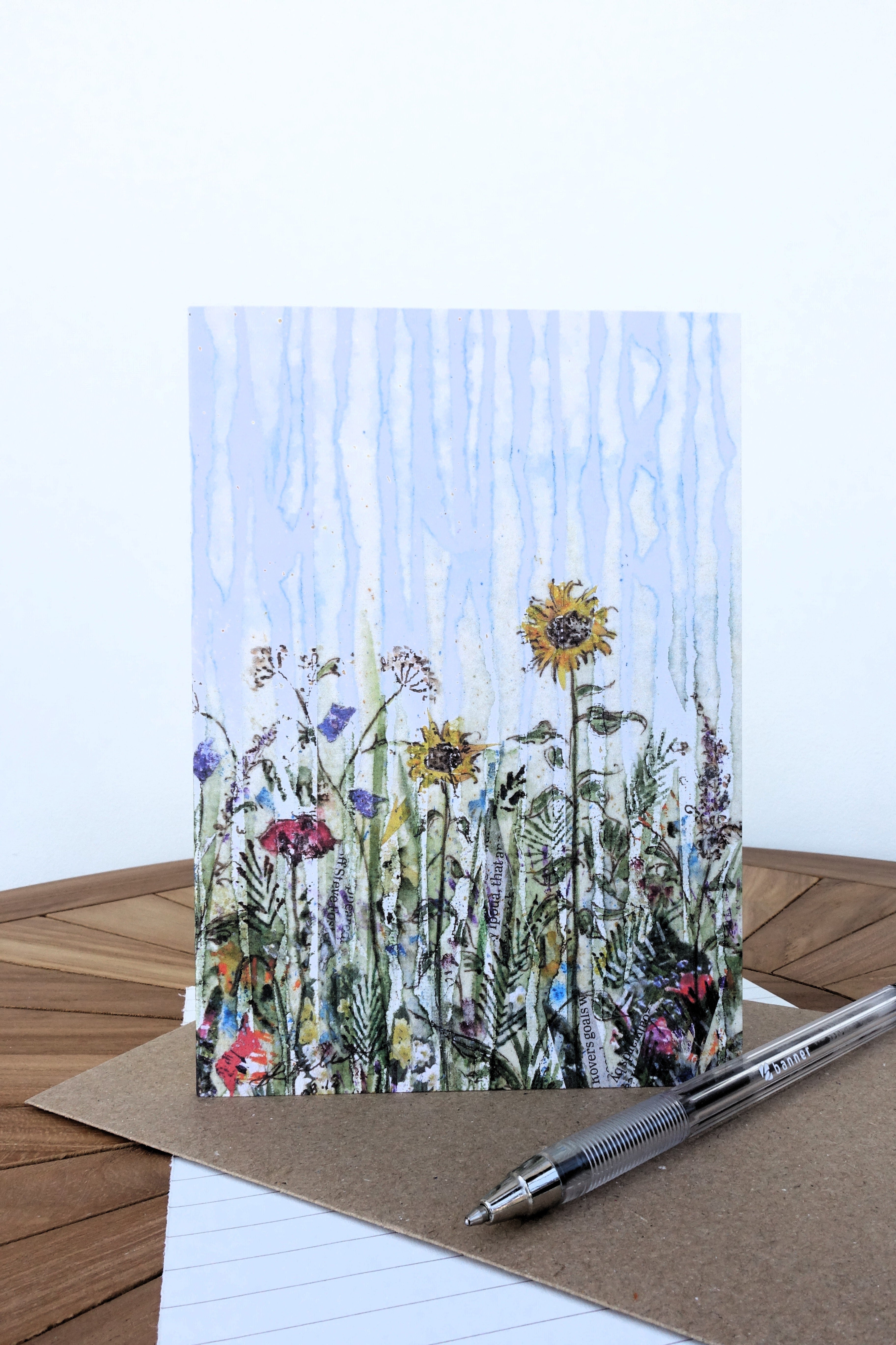 Pack of 4 Floral Greeting Cards